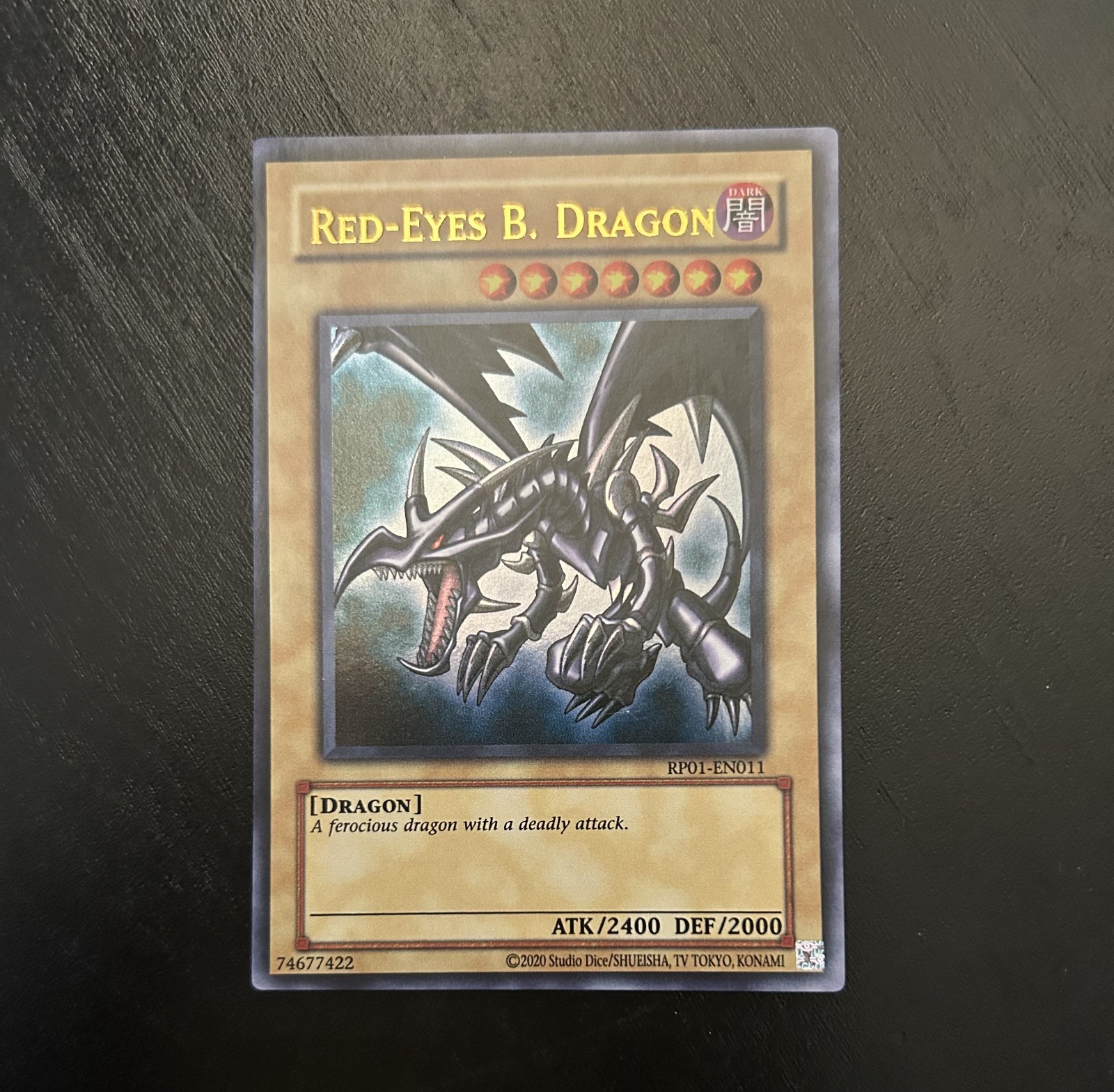 Red-Eyes B. Dragon  RP01-EN011 – Border Shift MISPRINT – Retro Pack – NM