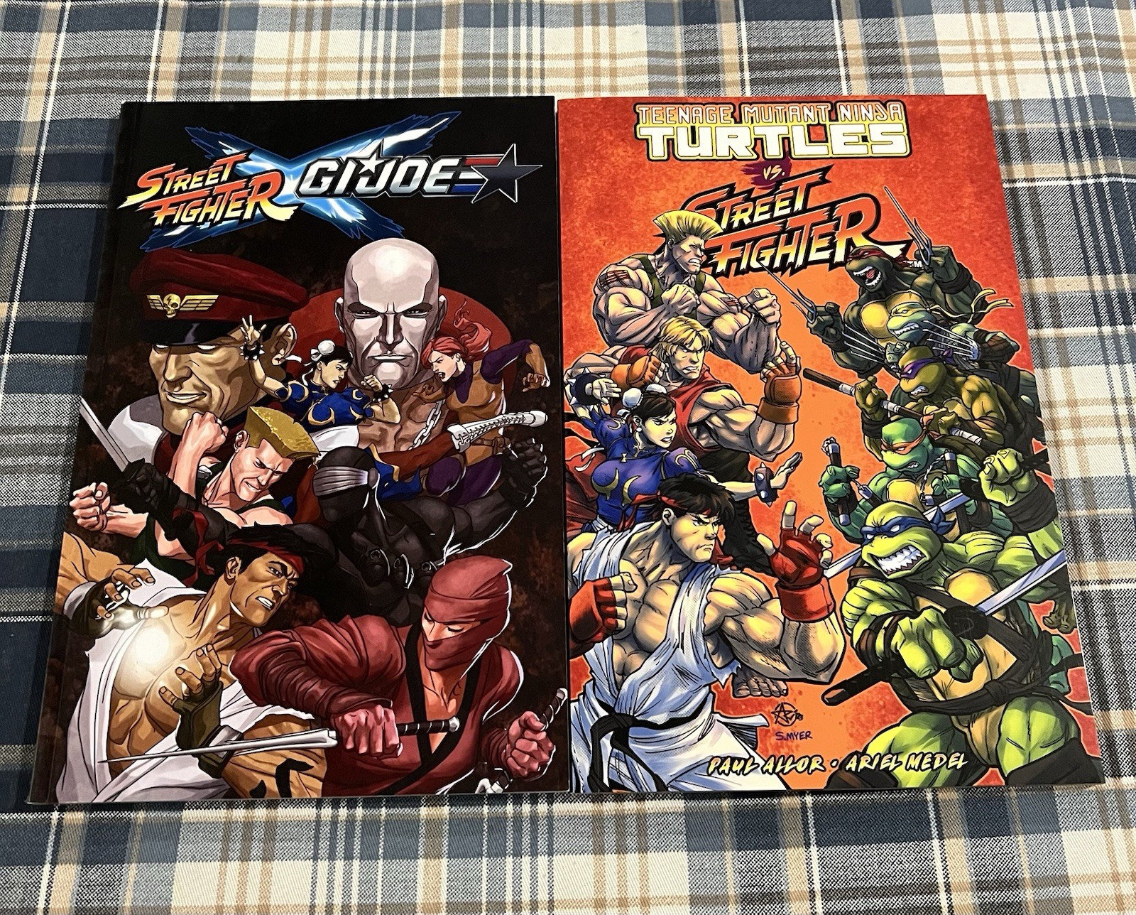 Street Fighter x G.I. Lotto graphic novel Joe x TMNT TPB