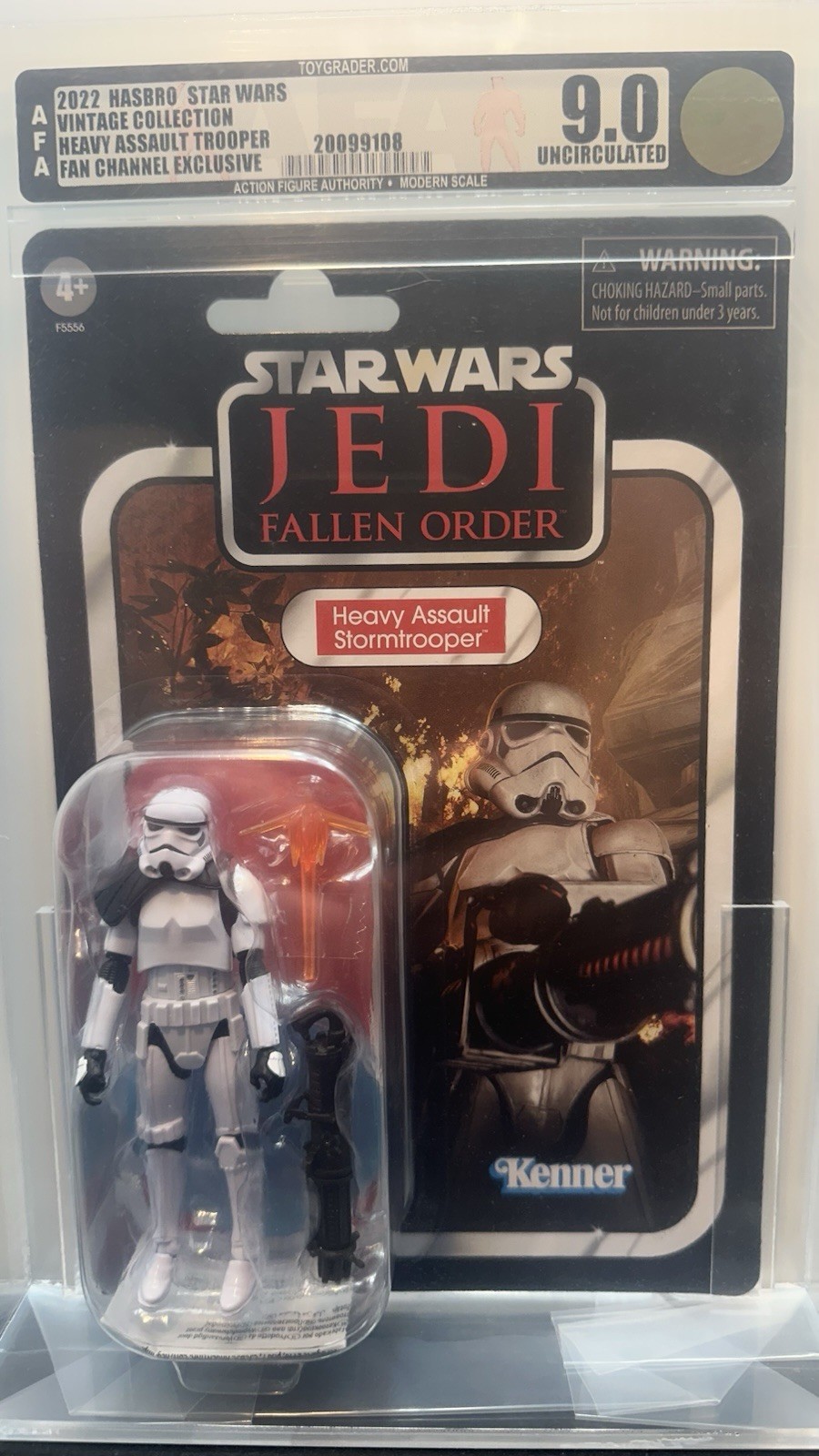 2022 Star Wars Vintage Collect VC253 Heavy Assault Stormtrooper AFA U9.0 MOC NUOVO