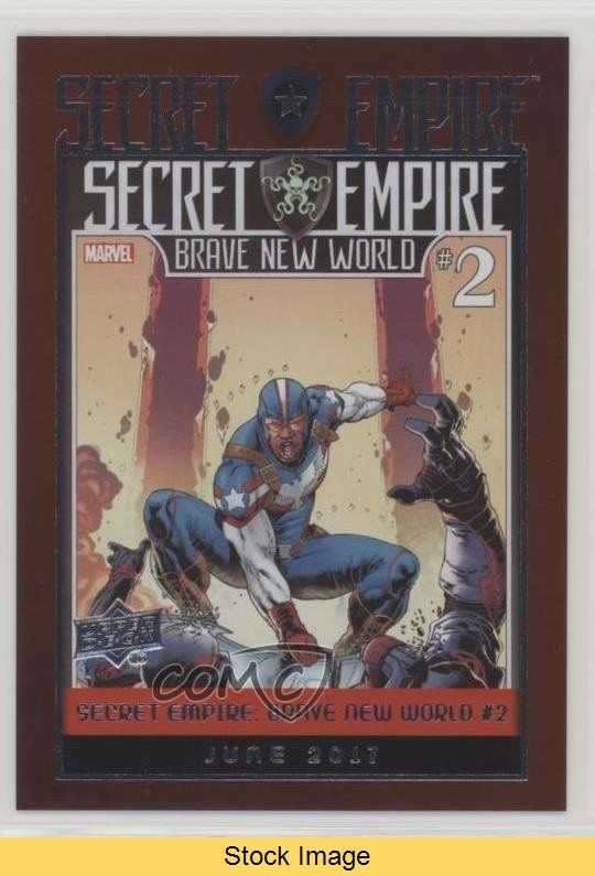 2017 Marvel Annual Secret Empire Comic Covers Silver Foil Patriot READ 0n8