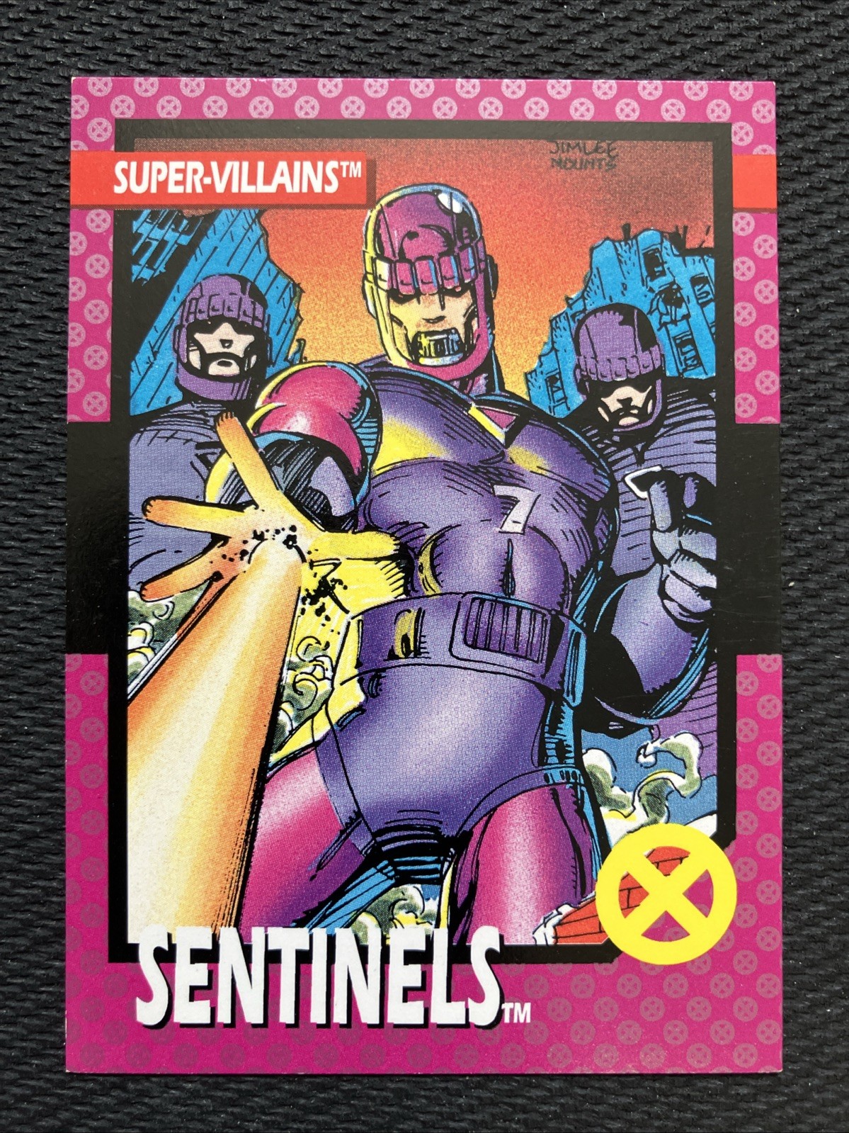 1992 Impel The Uncanny X-Men #47 Super-Villains Sentinels