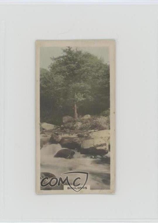 1926 Cavanders Camera Studies Tobacco Small Boulders #17 0w6