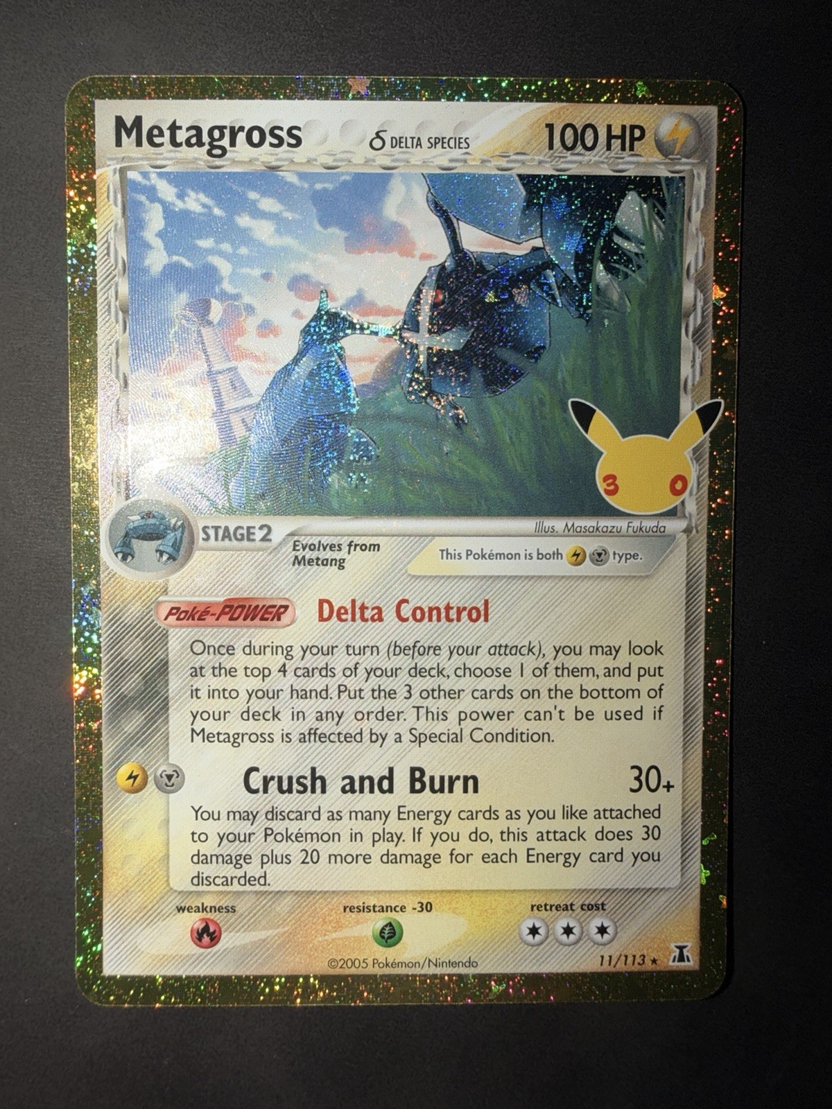 Metagross (Delta Species) Holo ME: 30th Celebration Classic Collection 11/113 NM