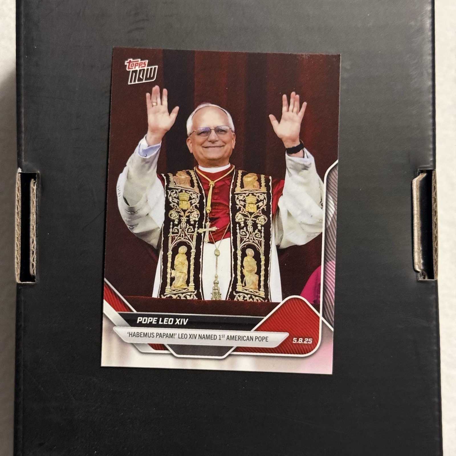 2025 Topps Now Print Run 133,535 #Pope-1 Pope Leo XIV - MINT