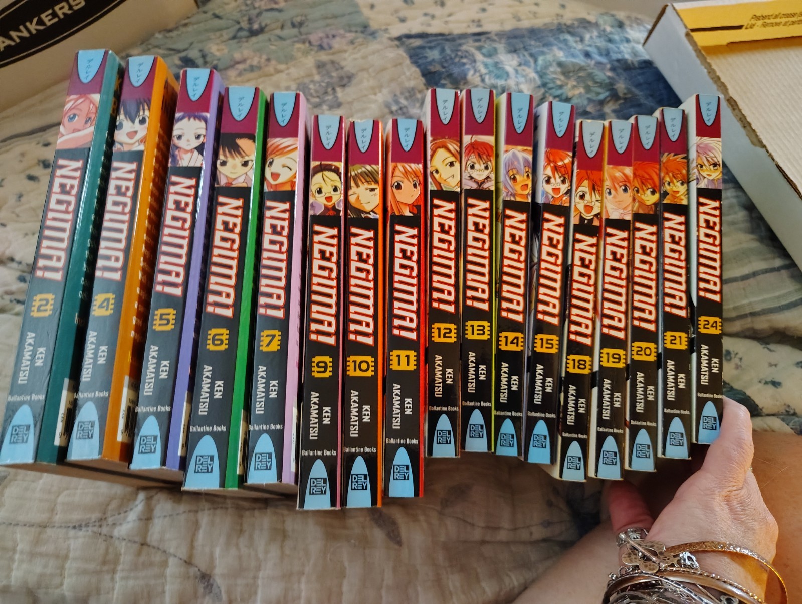 Negima! Libri Manga Lotto di 17 volumi misti Riceverete quanto in foto.