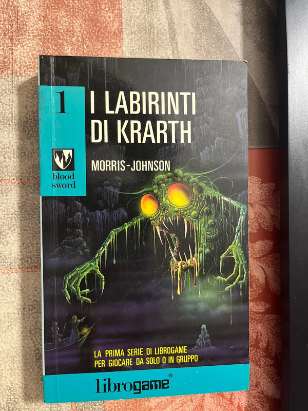 Librogame blood sword n.1  i labirinti di Krarth  prima ristampa 1991