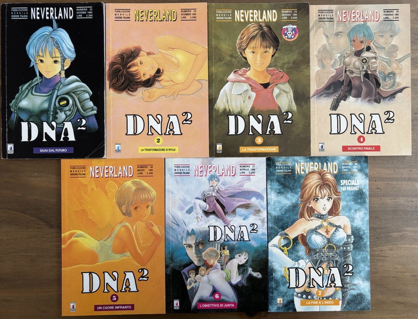 Lotto DNA² + Shadow Lady, Masakazu Katsura, italiano