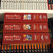 Lotto Omnibus Fairy Tail Vol 1-3 (Colleziona 1-9) Inglese Hiro Mashima