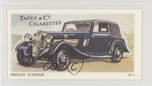 1980 Taddy & Co Motor Cars Tabacco Brough Superior #2 z6d