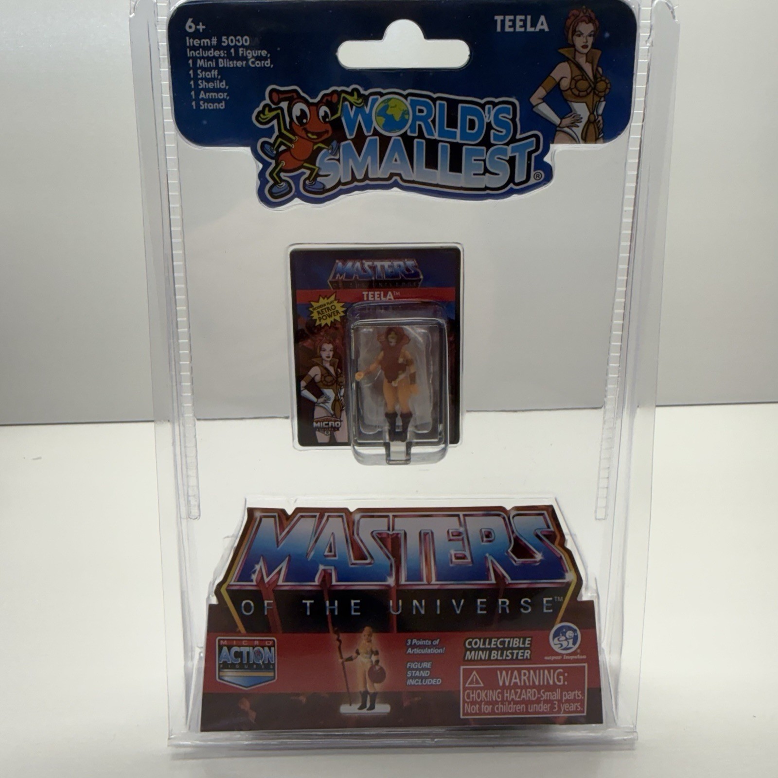 Hasbro World's Smallest Masters of the Universe 1.25'' Teela Collectible Mini