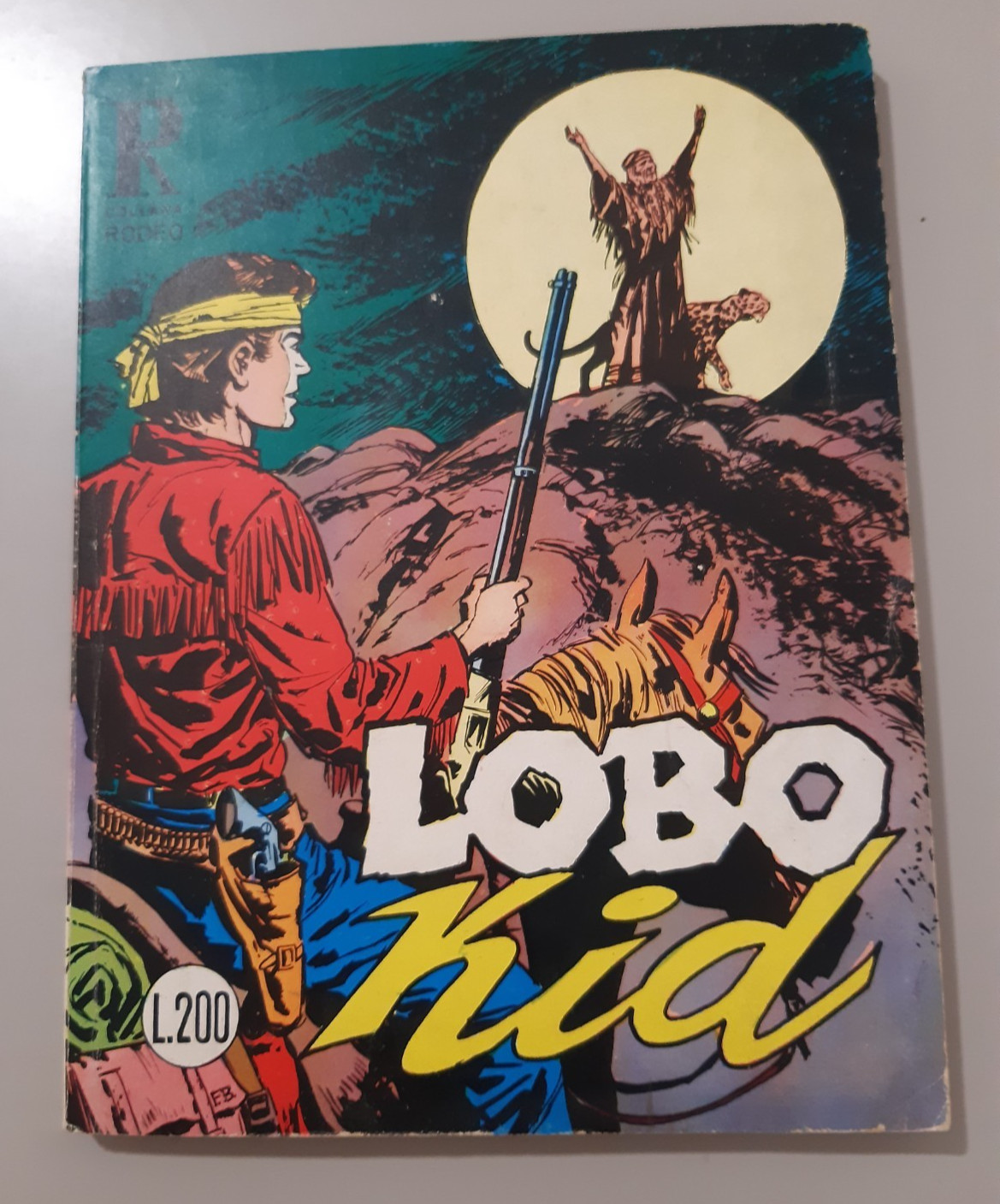 Collana Rodeo n. 6 Lobo Kid 1a edizione ( Tex L.200 in 4a) ottime condizioni