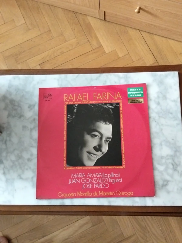 vinilo de Rafael farina serie etiqueta verde