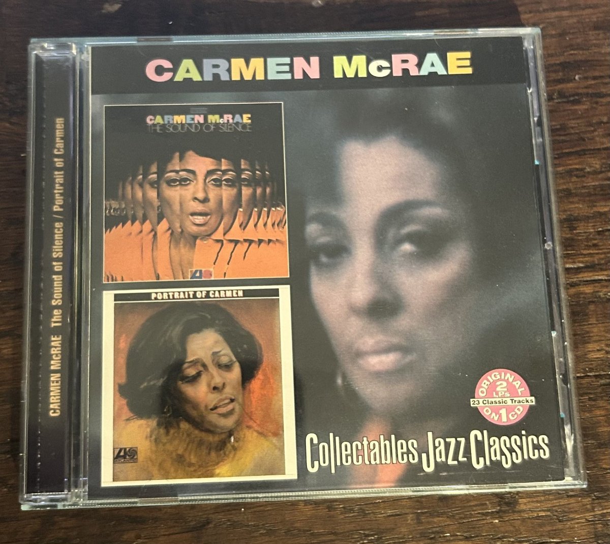 Carmen McRae The Sound Of Silence/Portrait Of Carmen Two Albums on 1 CD Jazz