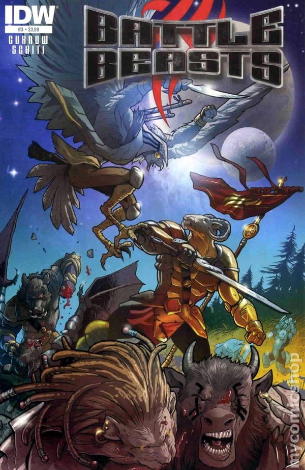 Battle Beasts #3 VF 2012 immagine stock