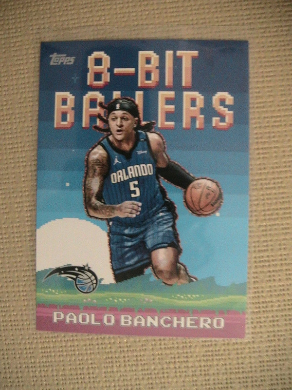 Carte NBA Paolo Banchero "Magic" Topps 2025-2026 #8B-9 #jordanecolomb
