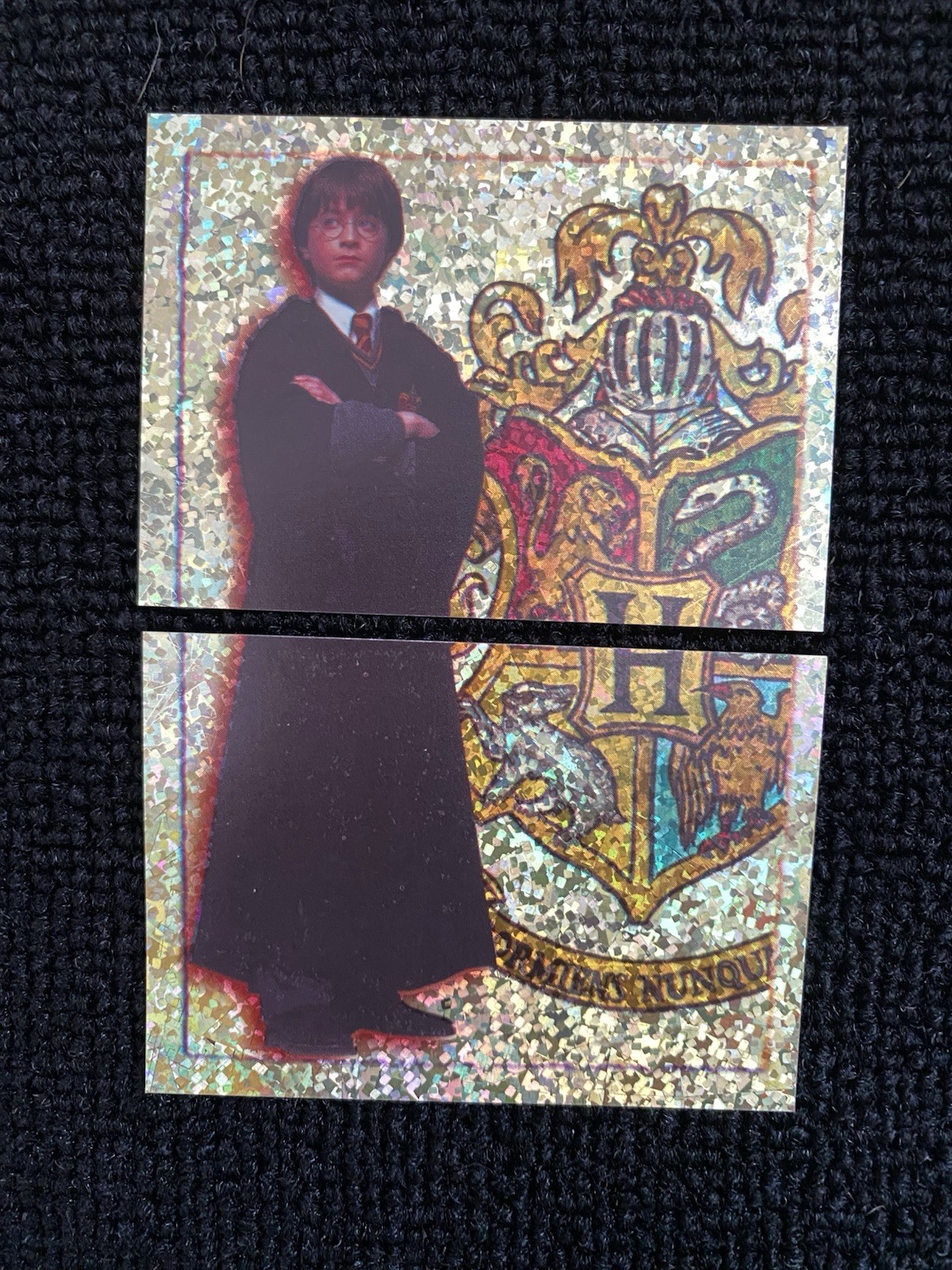Harry Potter and The Philosopher's Stone Holo 2 Sticker Panini 2001 #215 #216
