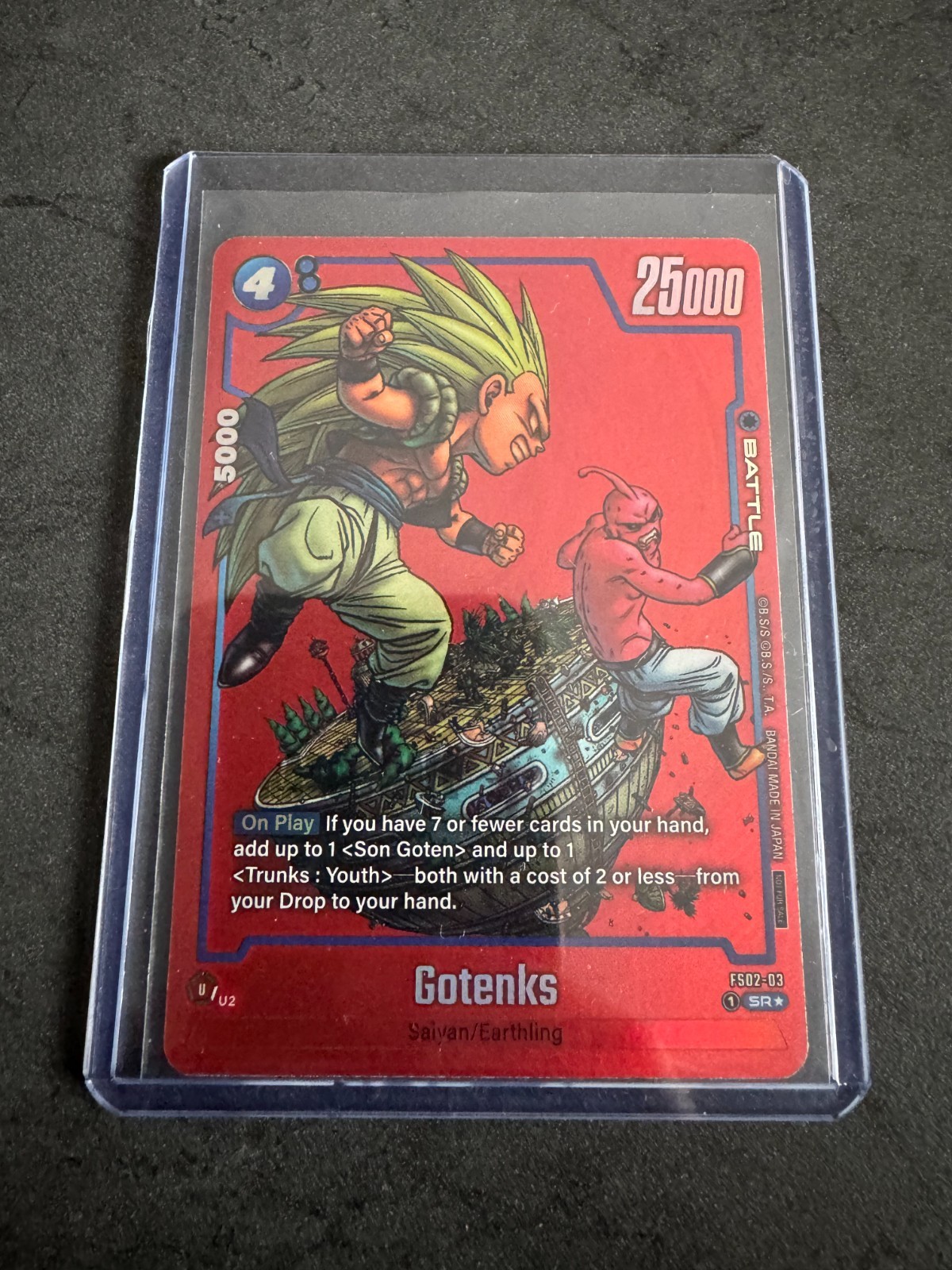 Dragon Ball Fusion World Gotenks (FS02-03) ⭐️ Promo Limit Red Manga