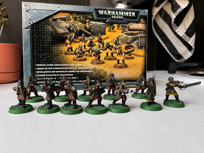 Warhammer 40k - Légion de Fer d'Armageddon Métal + Boîte