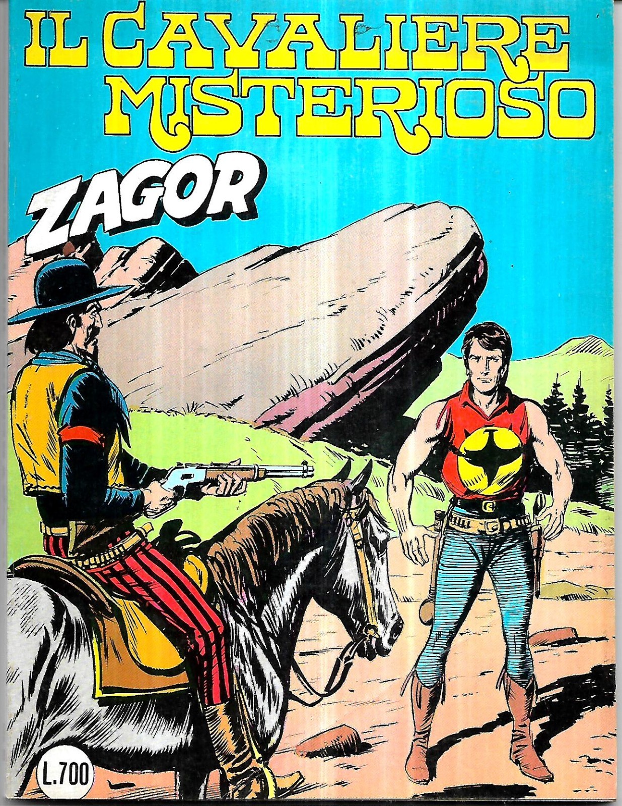 Zagor serie rossa 139 (Lire 700): Cavaliere Misterioso: ottimo +++