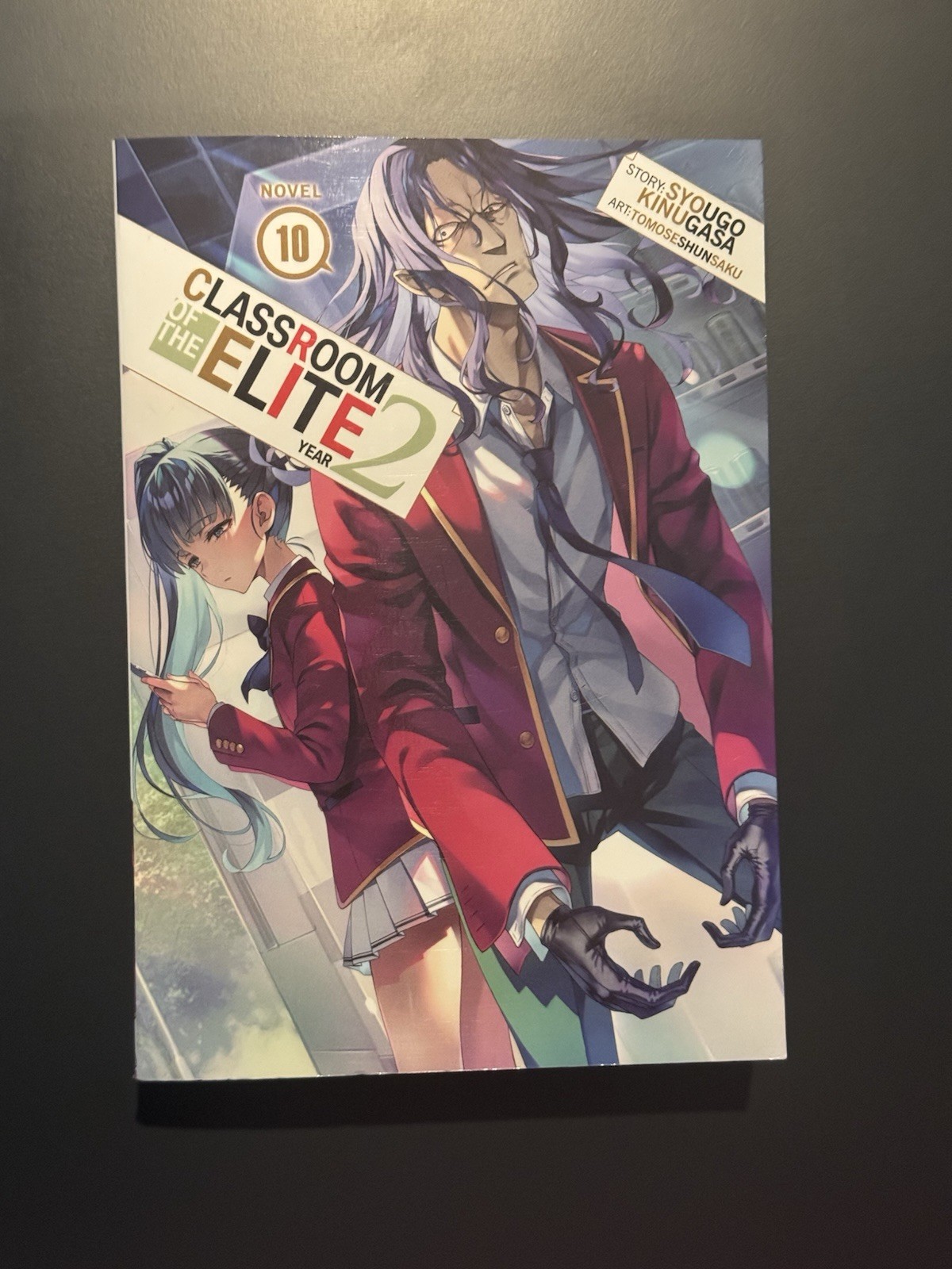 Classroom of the Elite Anno 2 Vol 10 Light Novel Sette Mari Inglese RARO FUORI PRODUZIONE