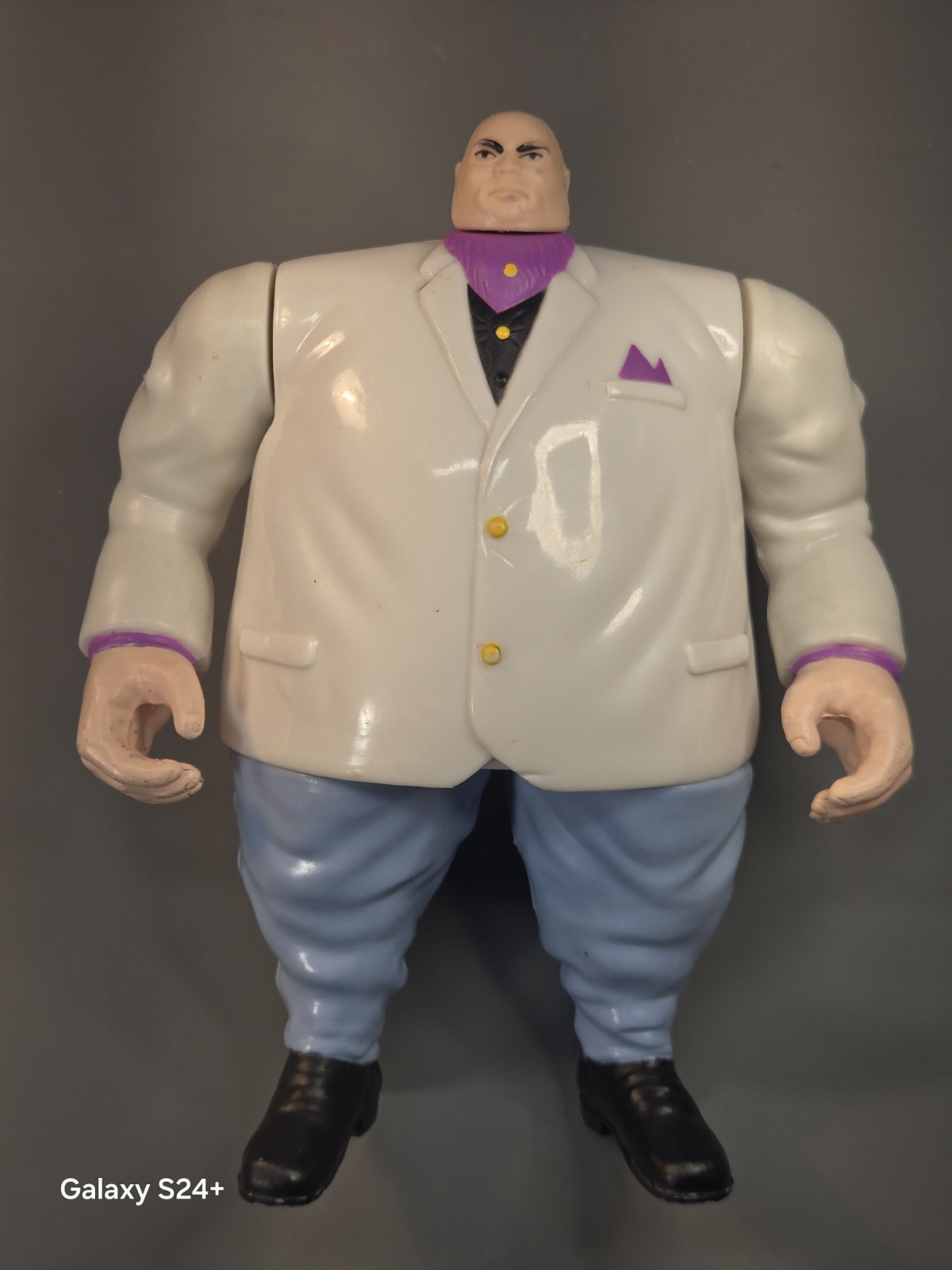 1994 ToyBiz Spider-Man The Animated Series KINGPIN Grab & Smash Vintage Figure