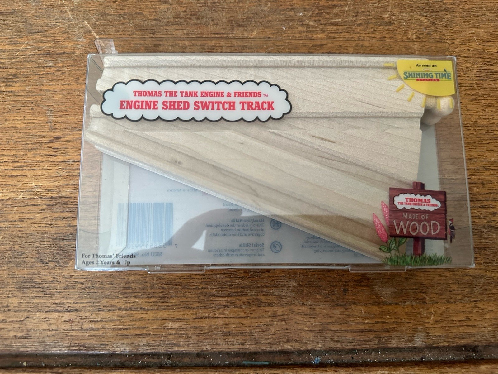 1992 Shining Time Wooden Thomas Train Engine Shed Switch Tracks!