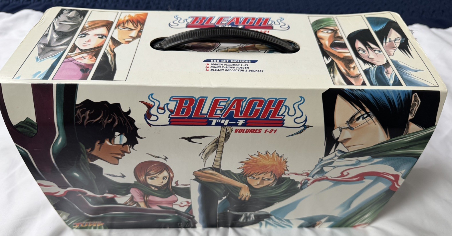 Bleach Box Set 1 Volumes 1-21 Manga Tite Kubo with poster and booklet 