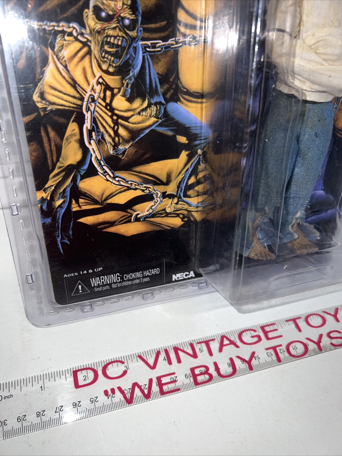 NECA 2015 Iron Maiden Eddie PIECE OF MIND Action Figure Straight Jacket New 🔥