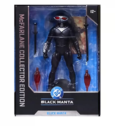 Modellino McFarlane DC Multiverse Collector Edition Black Manta 1/10 regalo