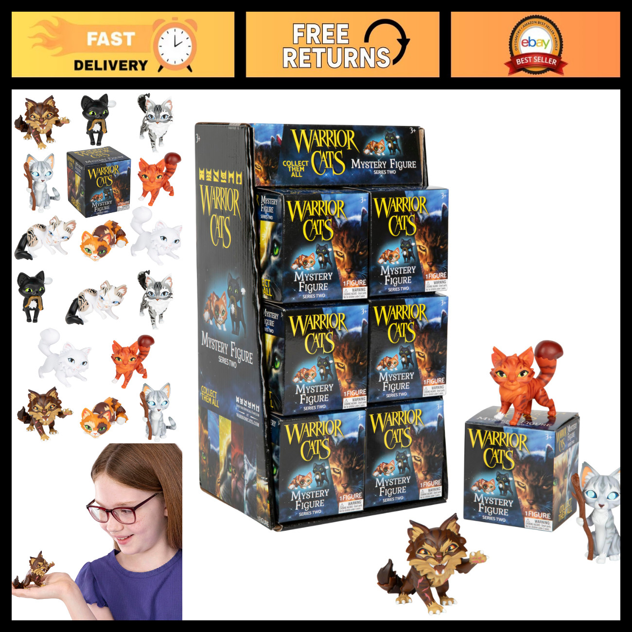 Mystery Figures Serie 2 Party Pack da 12 - Blind Box Toys da Collezione, 1 di 8