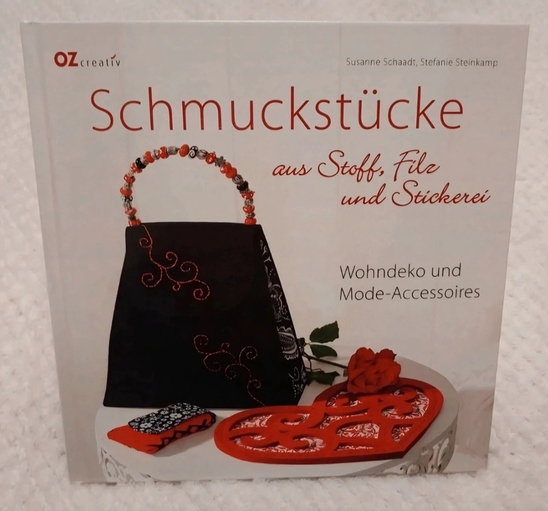 Schmuckbuch OZ creativ Schmuckstücke Stoff Filz