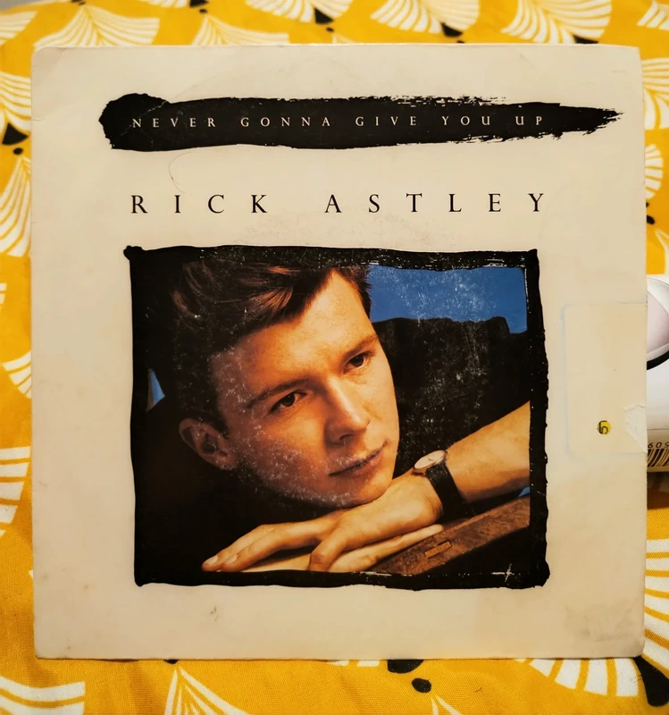 Vinyle 45 tours - Rick Ashley - Never gonna give you up