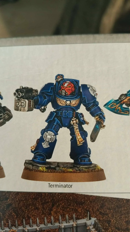 5 Terminators Neufs sur grappe Warhammer 40000