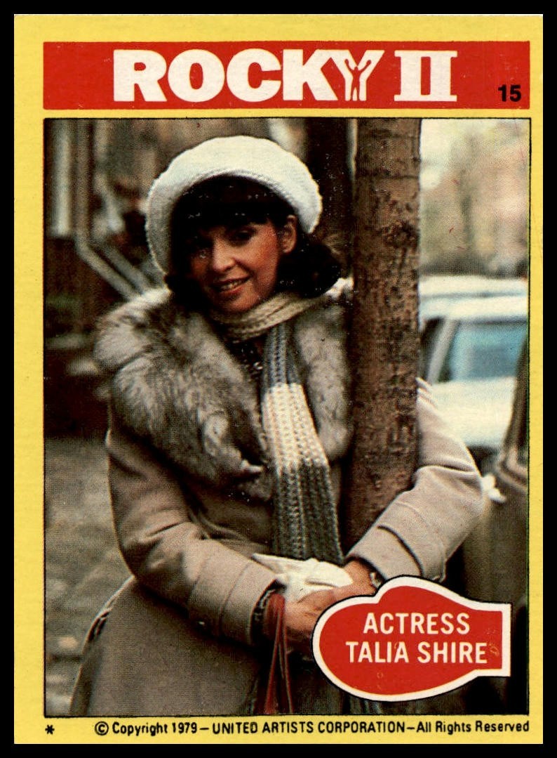 Actress Talia Shire - 1979 Topps Rocky II #15