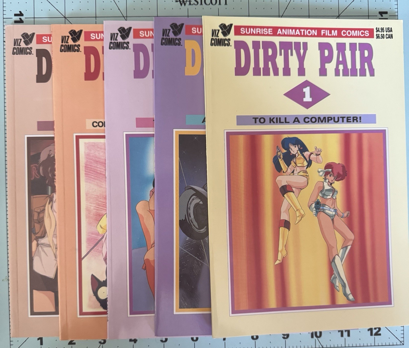DIRTY PAIR Libri 1-5 - Film Animazione Alba - [Viz 1994] Nuovo con scatola! Spedizione veloce!