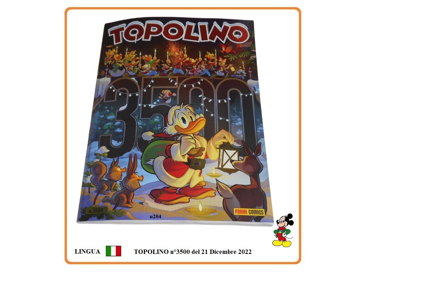 TOPOLINO n°3500  BUON  NATALE  2022 / Speciale da Collezione