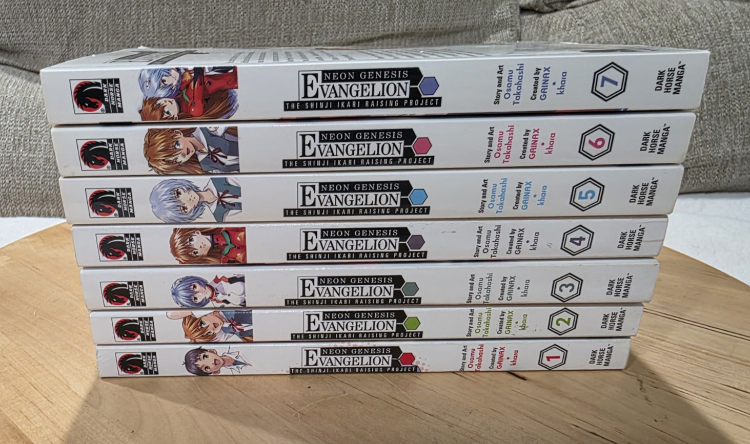 Neon Genesis Evangelion Shinji Ikari Raising Project Vol 1-7 Manga Lotto Inglese