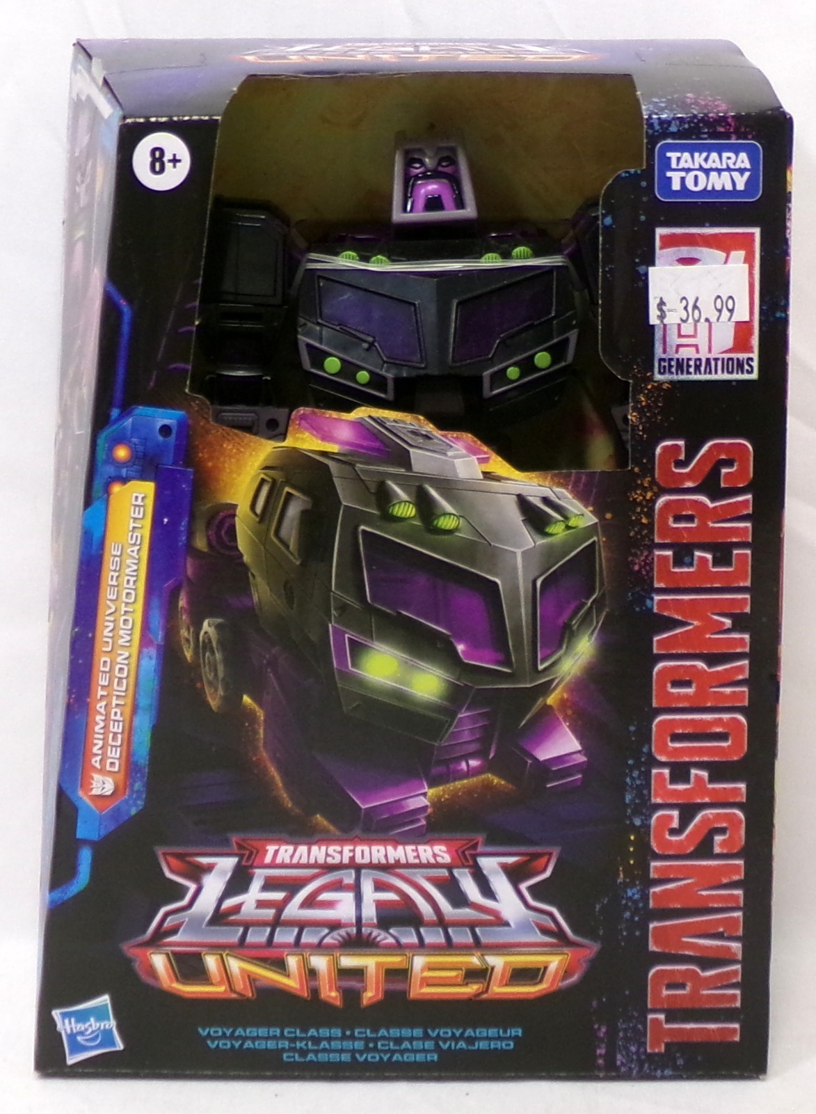 Transformers Animated Universo Motormaster Legacy United Voyager Class 2024 New