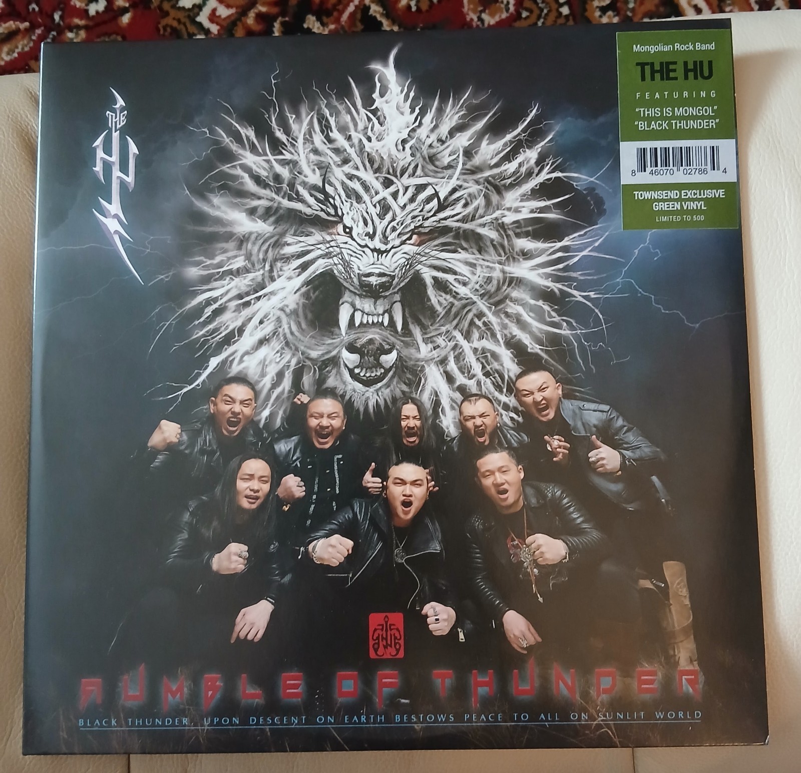 The Hu – Rumble Of Thunder vinyl LP, Green vinyl Ltd 500 only