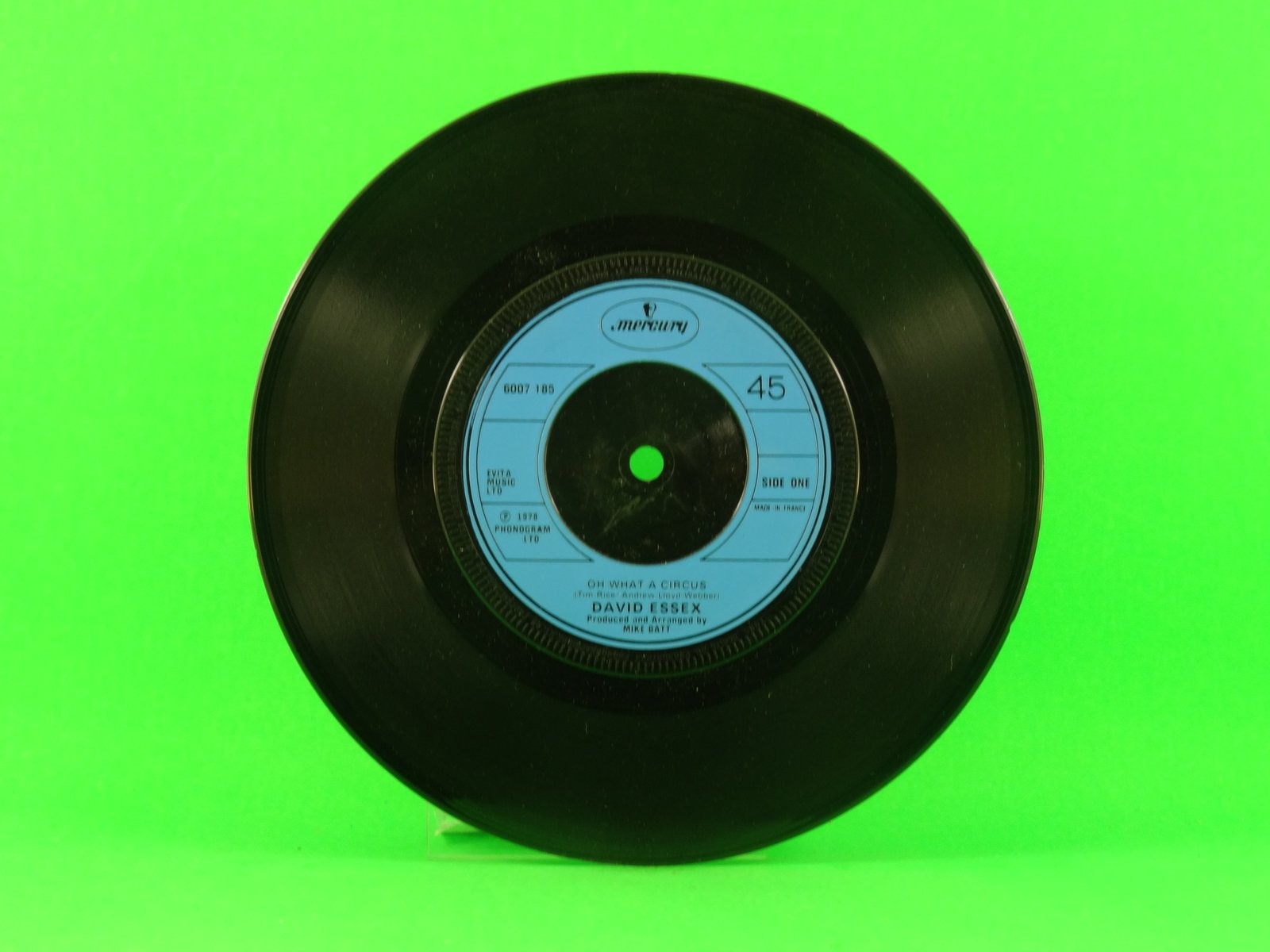 ESSEX,DAVID OH WHAT A CIRCUS (plain sleeve) (4) (137) 7" MERCURY