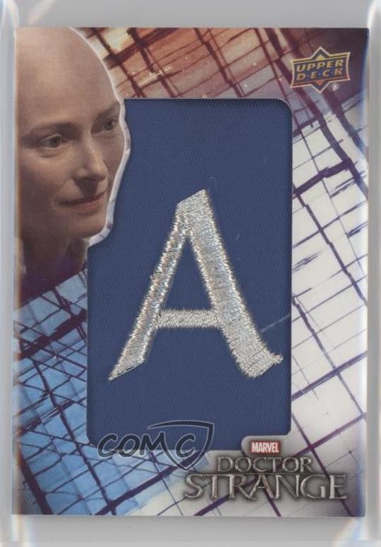 2016 Upper Deck Marvel Doctor Strange Lettermen Tilda Swinton #LPTS-10 Patch 0b3