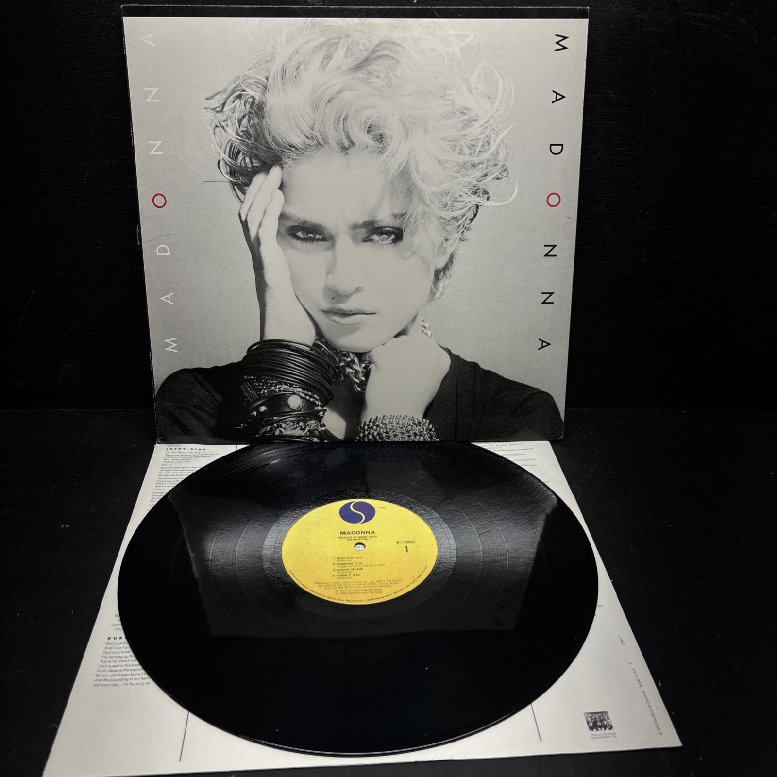 MADONNA Self-Titled Vinyl LP RECORD 1983 Album 1-23867