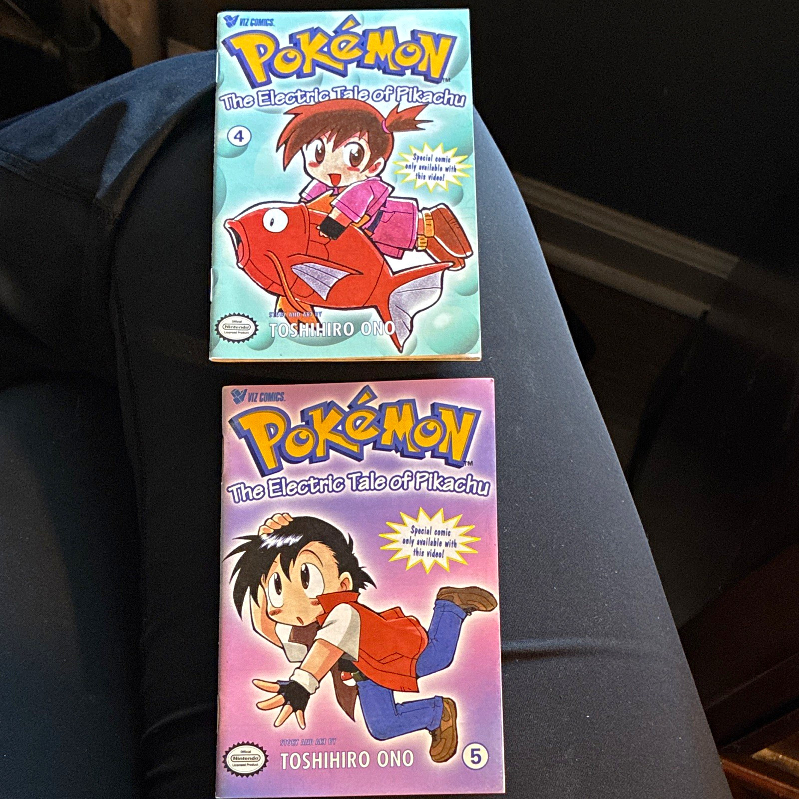Lotto fumetti Pokémon Electric Tale of Pikachu #4-5 VIZ 1999 Toshihiro Ono