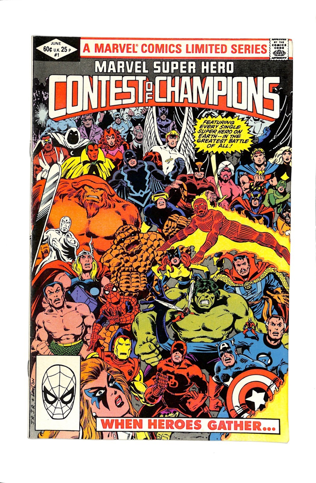 Contest of Champions #1 Marvel Comics 1982 Limited Series