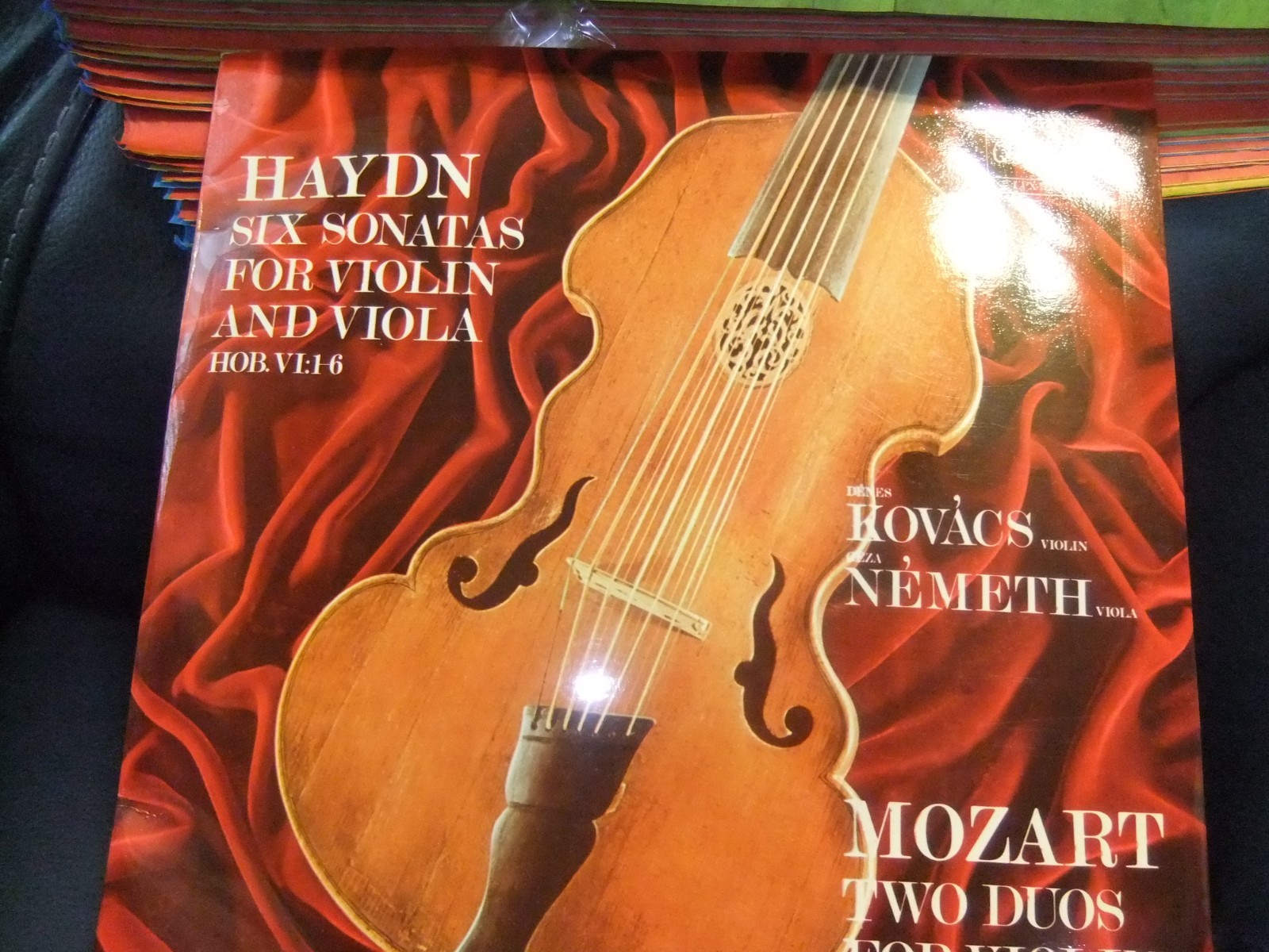 HUNGREY IMPORT* HAYDN MOZART FOR VIOLIN VIOLA DOUBLE LP'S ON QUALITON  RECORDS