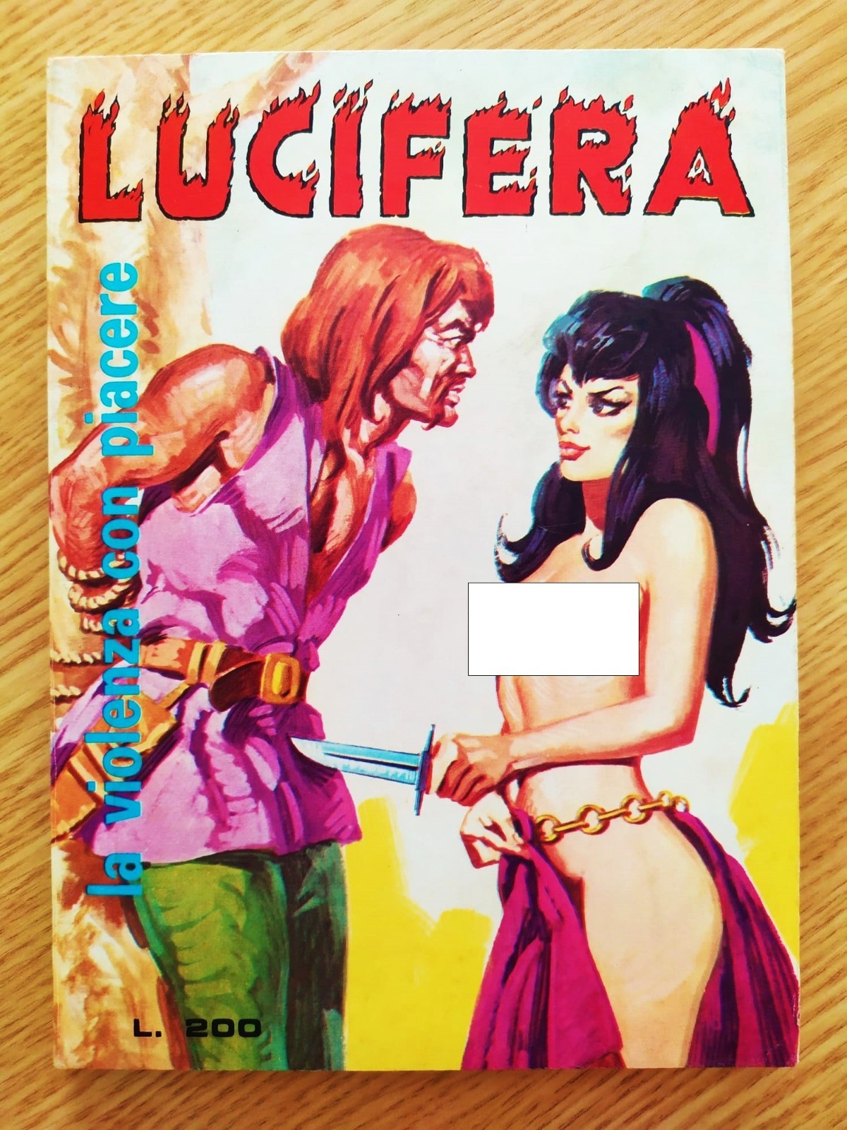 LUCIFERA n. 28 - 1973 - La violenza con piacere - OTTIMO - EDIPERIODICI