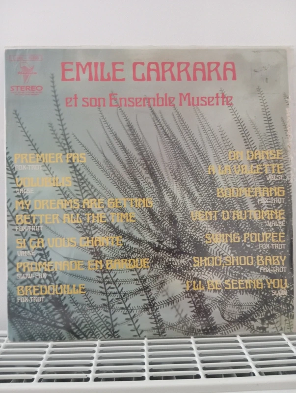 Vinyle 33 T Emile Carrera et son ensemble musette