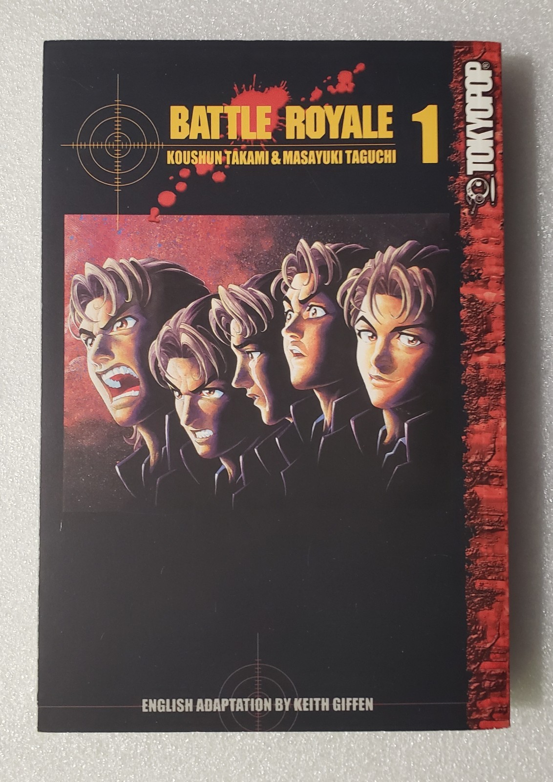 manga battle royale, volume 1, copertina morbida