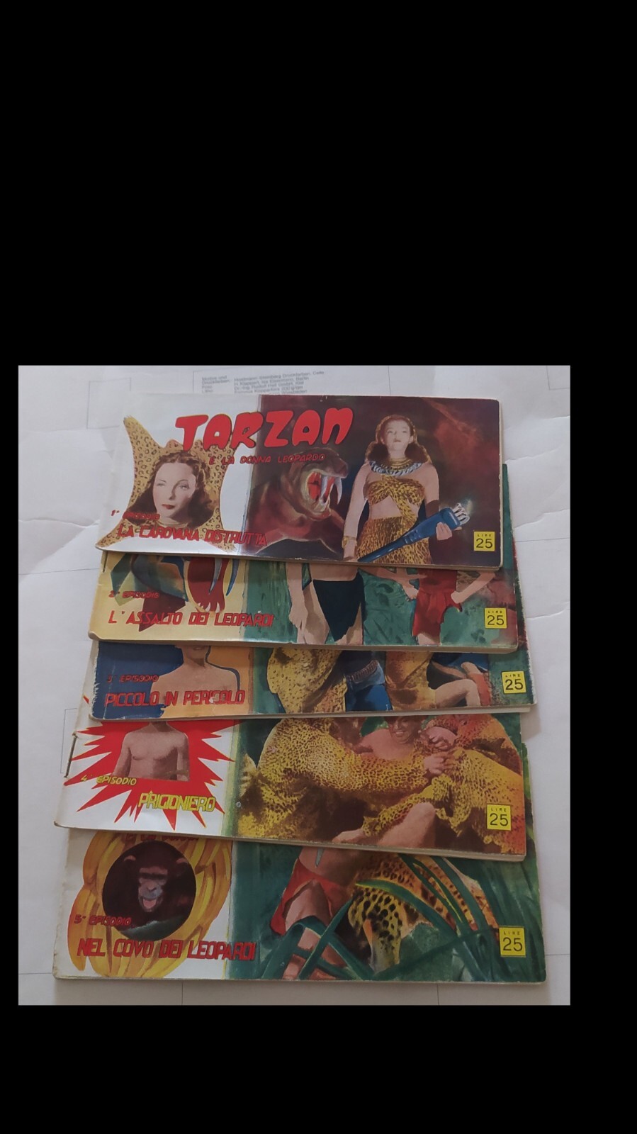 TARZAN E LA DONNA LEOPARDO 1/6 (serie completa e originale - ed. Victory)