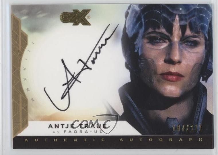 2019 DC CZX Super Heroes & Super-Villains /210 Antje Traue Faora Hu-Ul Auto 0dj8